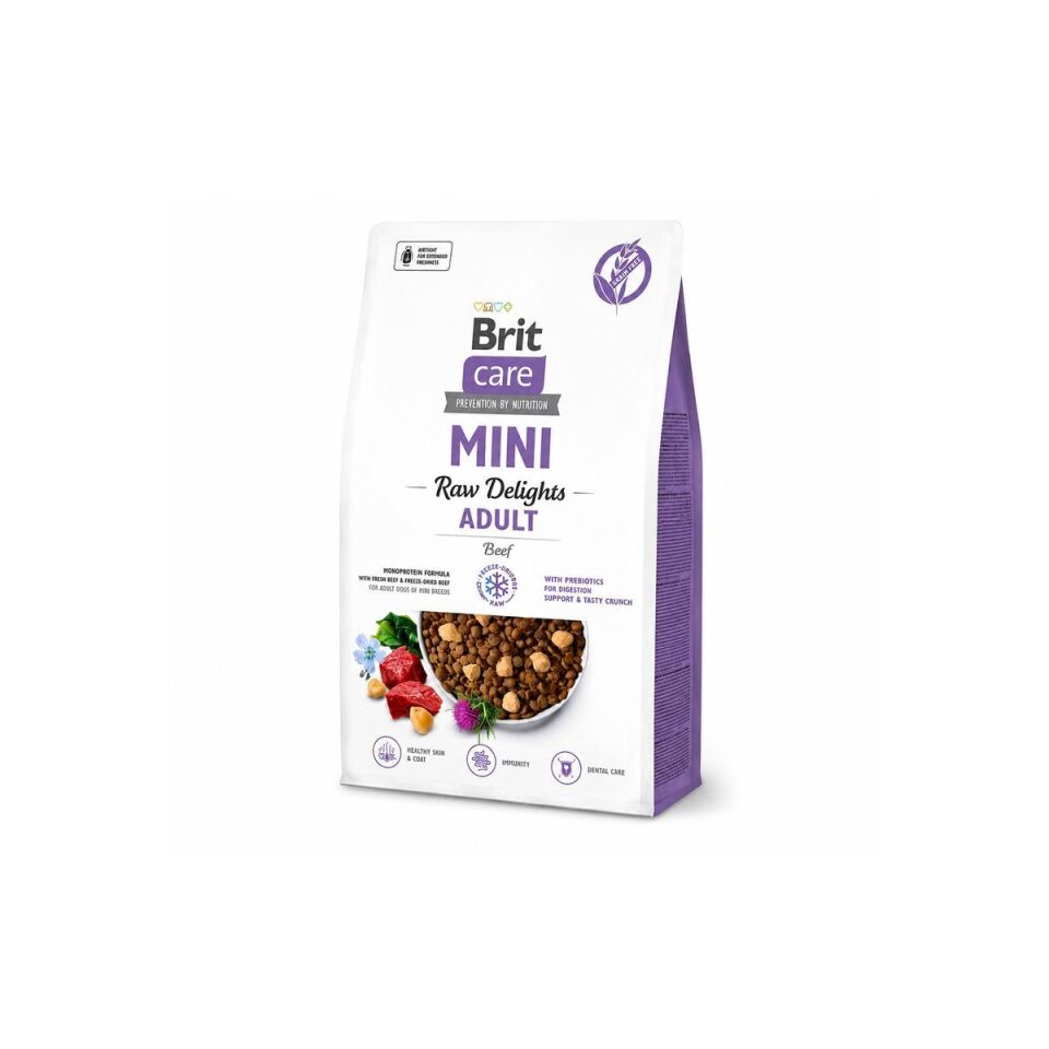 Brit Care FD Raw Delights Biftekli Küçük Irk Yetişkin Köpek Maması 2 Kg