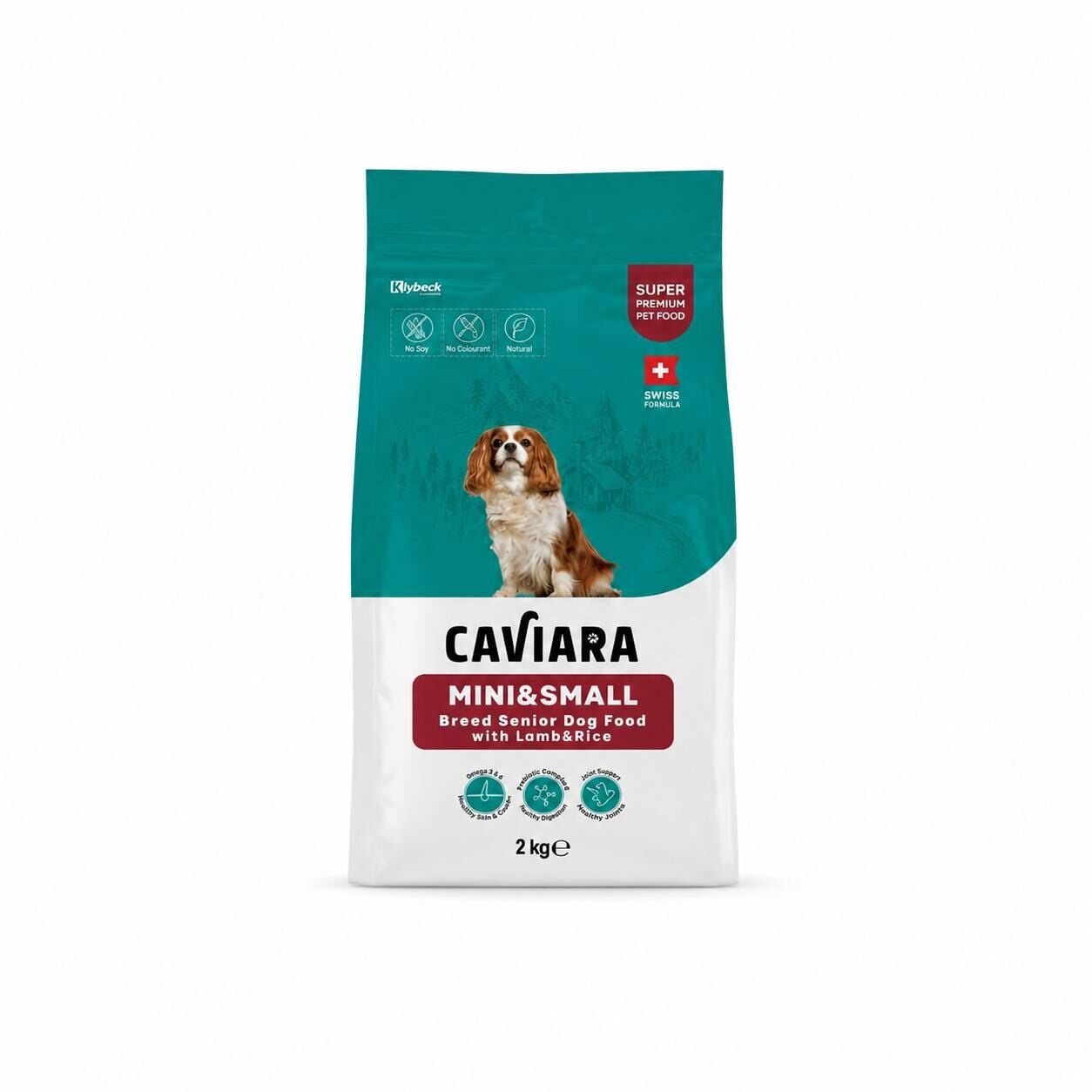 Caviara Kuzu Etli ve Pirinçli Mini ve Küçük Irk Yaşlı Köpek Maması 2 Kg