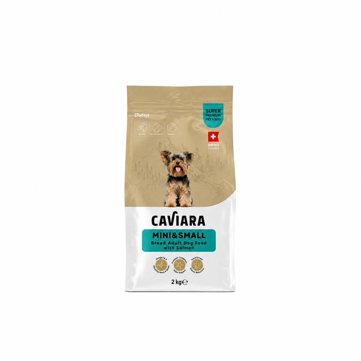 Caviara Somonlu Mini ve Küçük Irk Yetişkin Köpek Maması 2 Kg