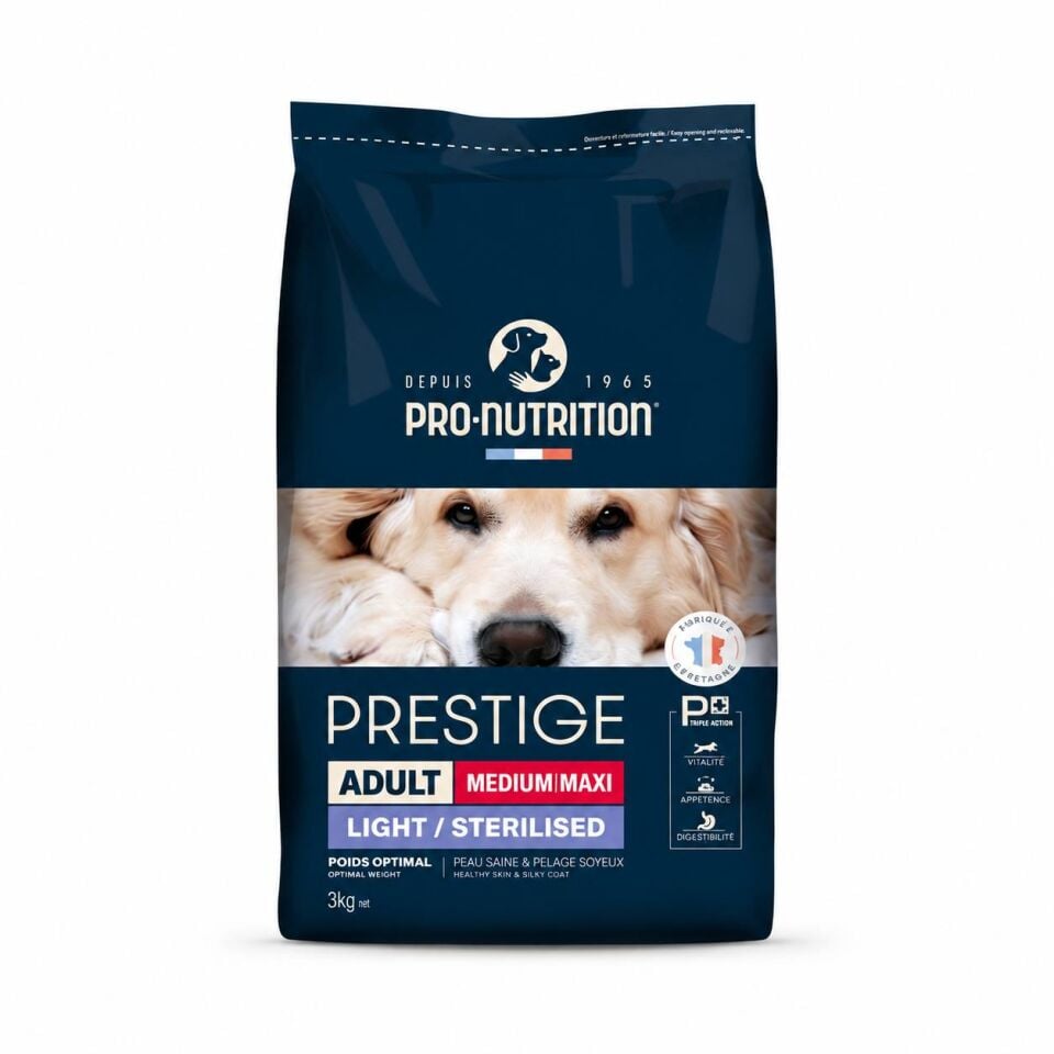 Pro Nutrition Prestige Sterilised Orta Irk Yetişkin Köpek Maması 14 Kg + 2,5 Kg