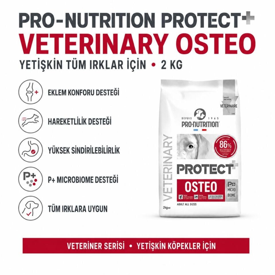 Pro Nutrition Protect Veterinary Osteo Eklem Sağlığı Destekleyici Köpek Maması 2 Kg