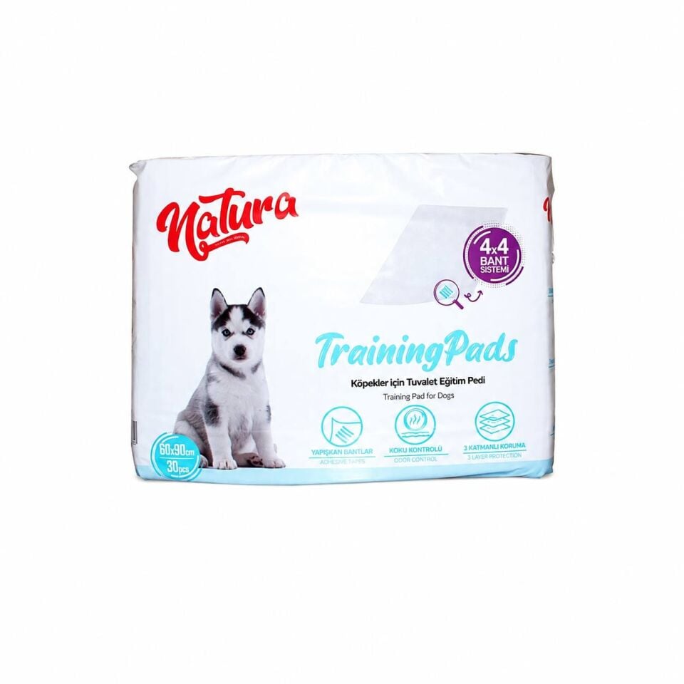 Natura Eğitim Pedi 60 X 90 Kaydırmaz Bantlı 30 Lu