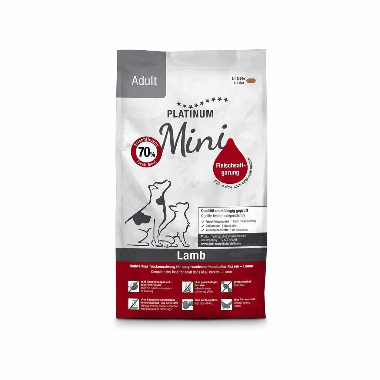 Platinum Mini Kuzulu Yetişkin Köpek Maması 900 Gr