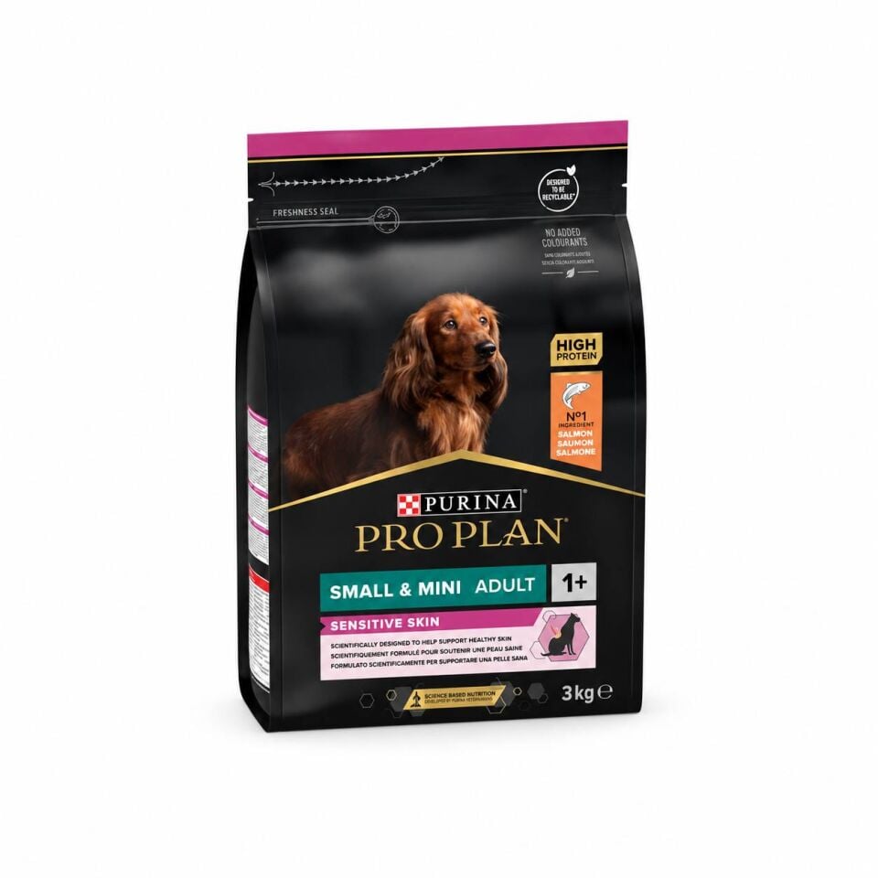 Pro Plan Sensitive Skin Somonlu Küçük Irk Yetişkin Köpek Maması 3 Kg