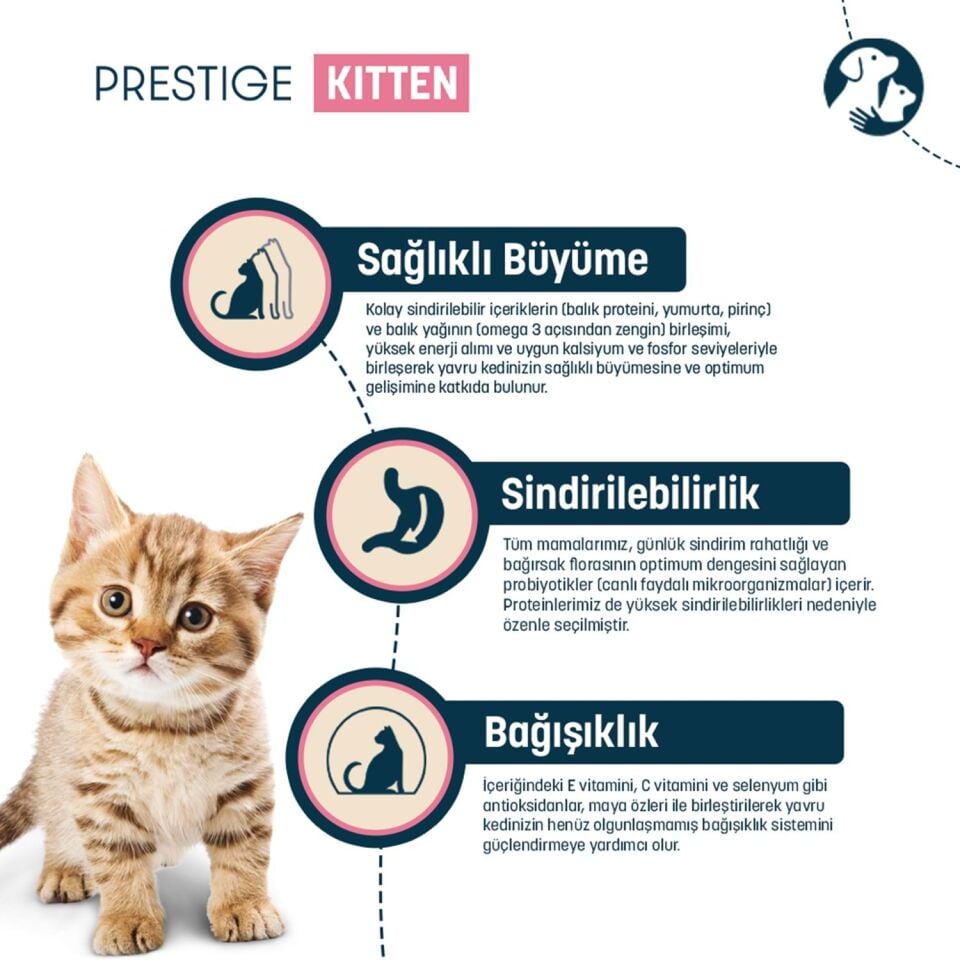 Pro Nutrition Prestige Kitten Balıklı Yavru Kedi Maması 2 Kg
