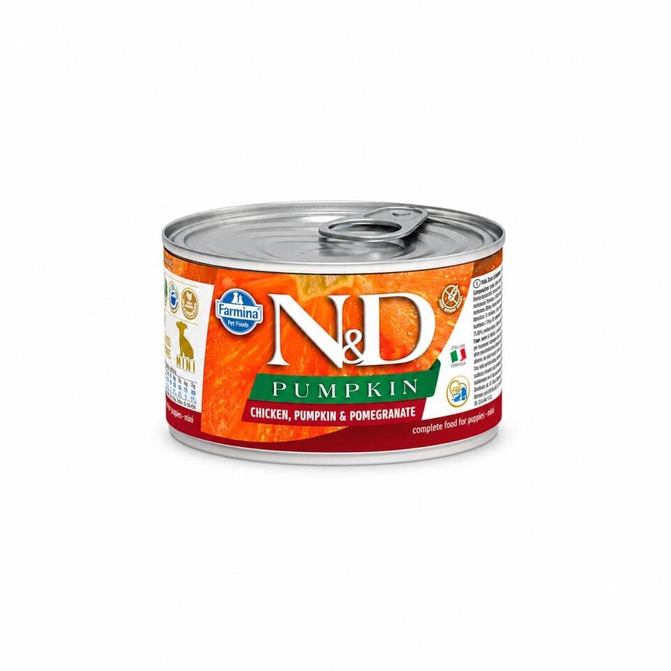N&D Pumpkin Tavuklu Starter Puppy Mini Yavru Köpek Konservesi 140 Gr