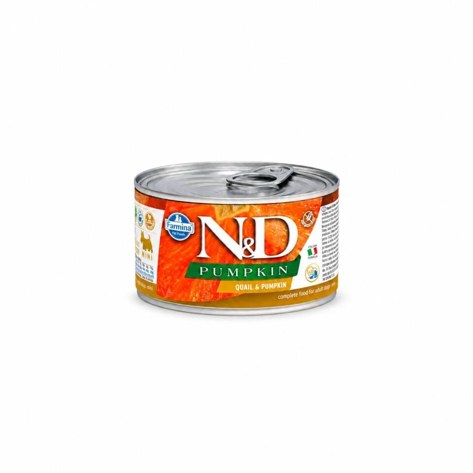 N&D Pumpkin Mini Balkabaklı ve Ördekli Yetişkin Köpek Konservesi 140 Gr