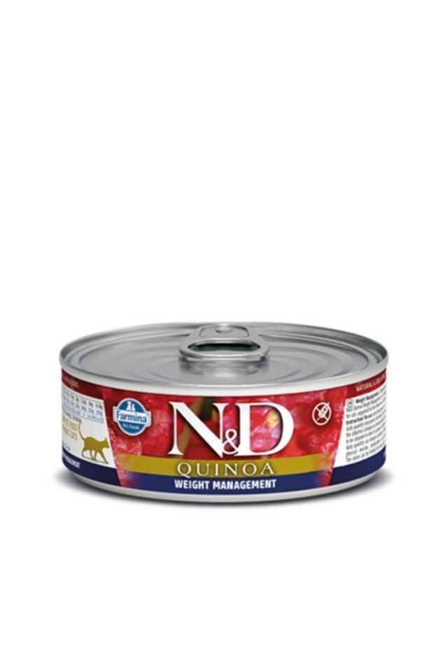 N&D Quinoa Kuzulu Konserve Yetişkin Kedi Maması 80 Gr
