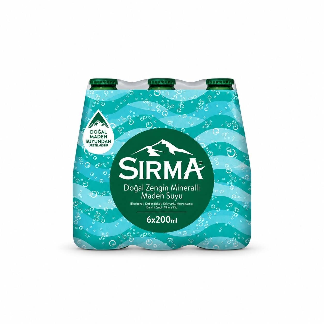 Sırma Doğal Maden Suyu 6 x 200 Ml