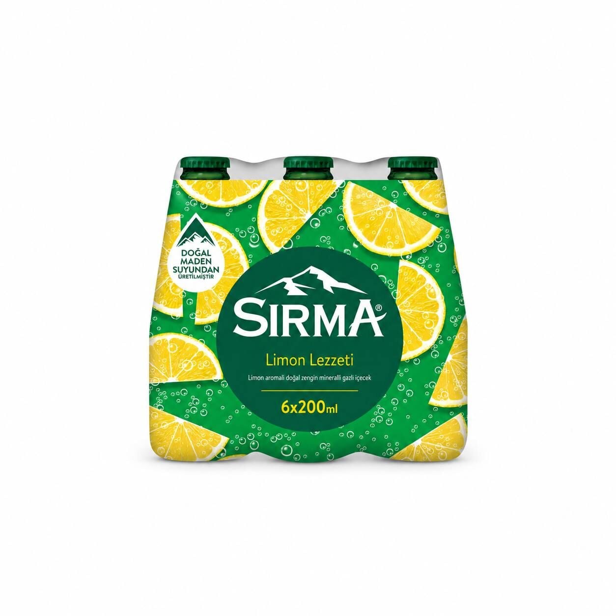 Sırma Soda C+ Limon Aromalı 6 x 200 Ml