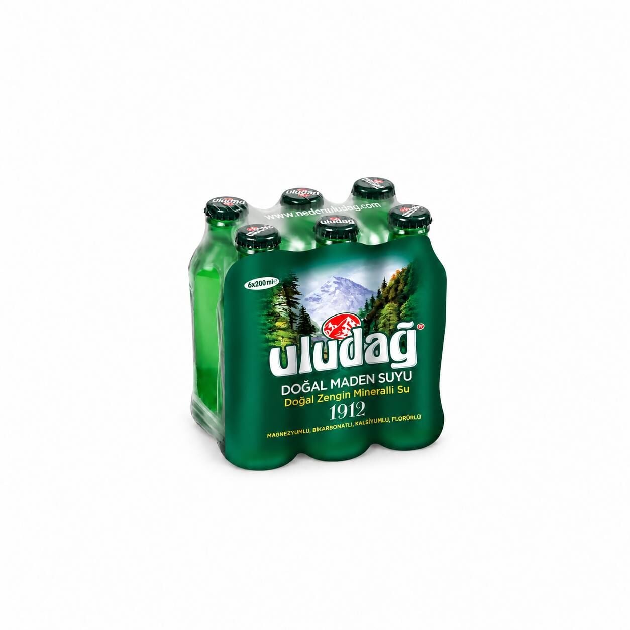 Uludağ Doğal Maden Suyu 6 x 200 Ml