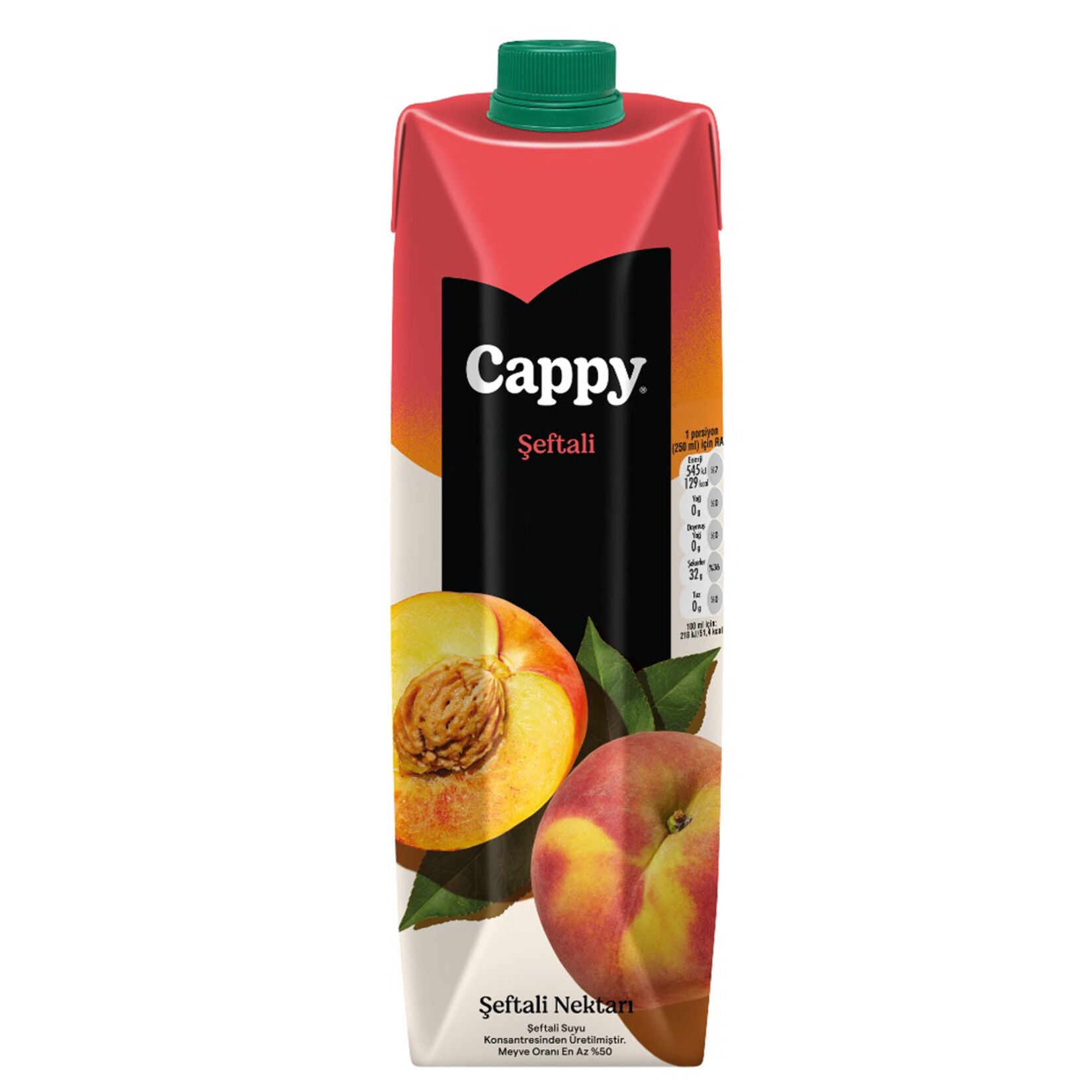 Cappy Şeftali Nektarı 1 L