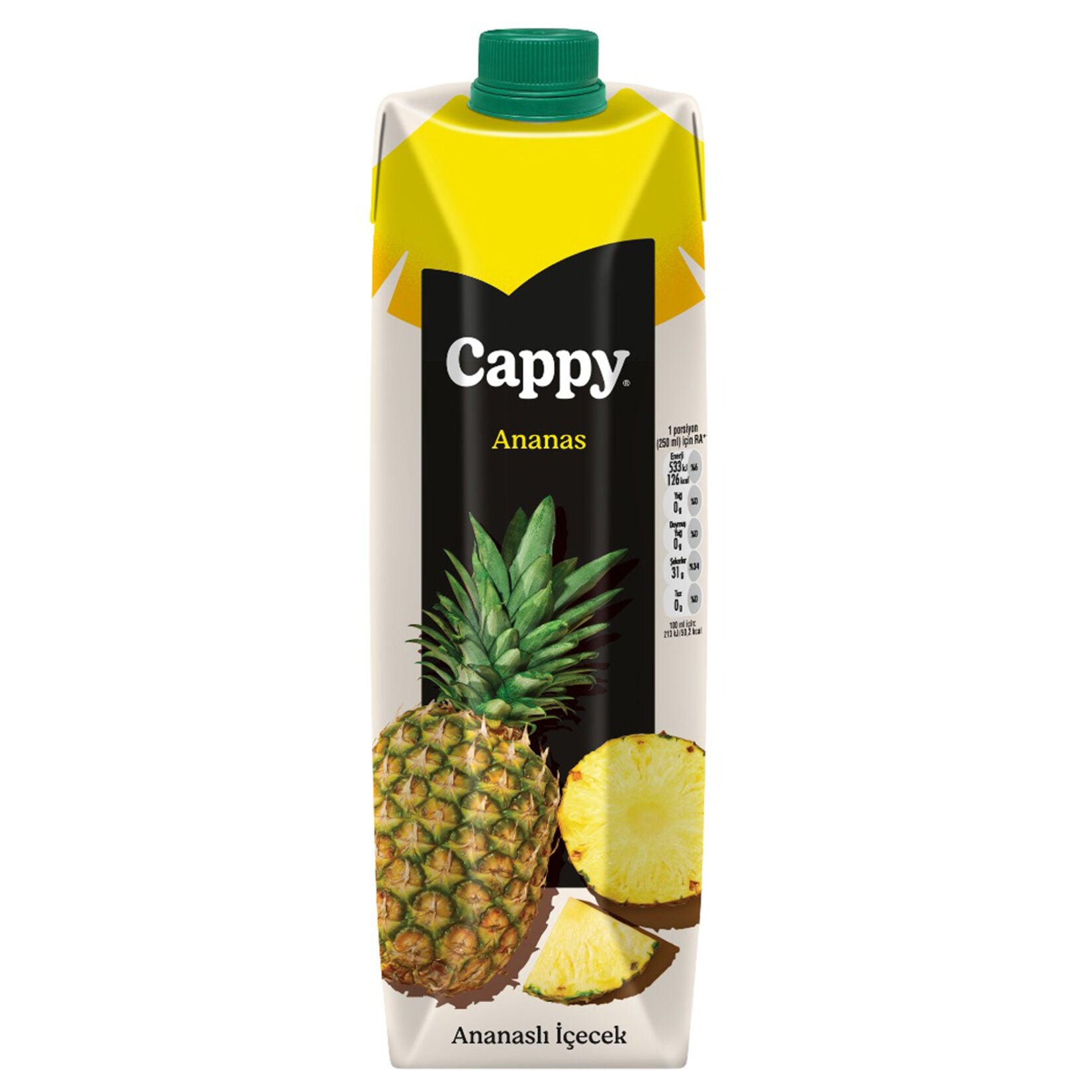 Cappy Ananas Nektarı 1 L