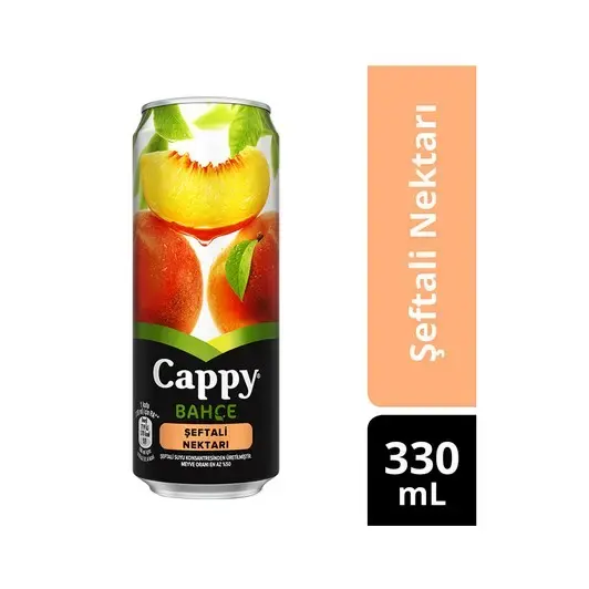 Cappy Şeftali Nektarı Kutu 330 Ml
