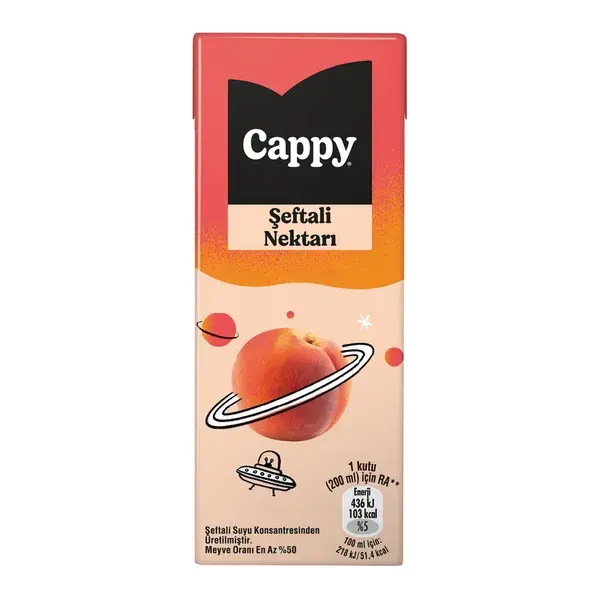 Cappy Şeftali Nektarı 200 Ml