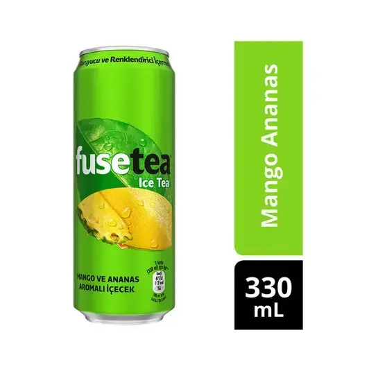 Fuse Tea Mango Ananas Kutu 330 Ml