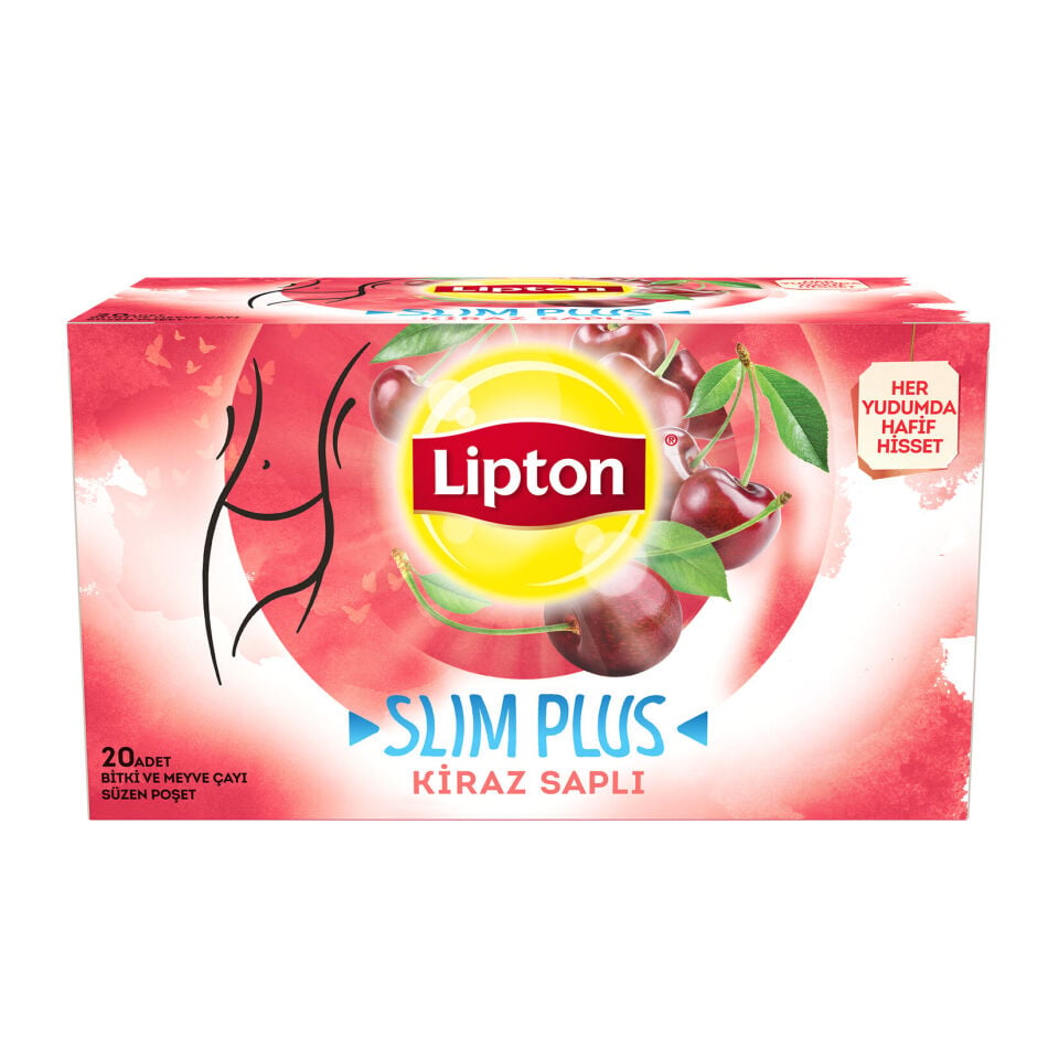Lipton Slim Plus Kiraz Saplı Çay 20'li 36 Gr