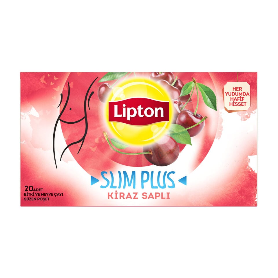 Lipton Slim Plus Kiraz Saplı Çay 20'li 36 Gr
