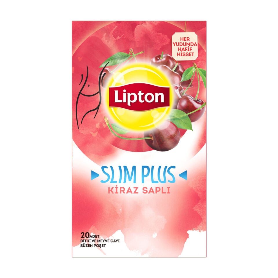 Lipton Slim Plus Kiraz Saplı Çay 20'li 36 Gr