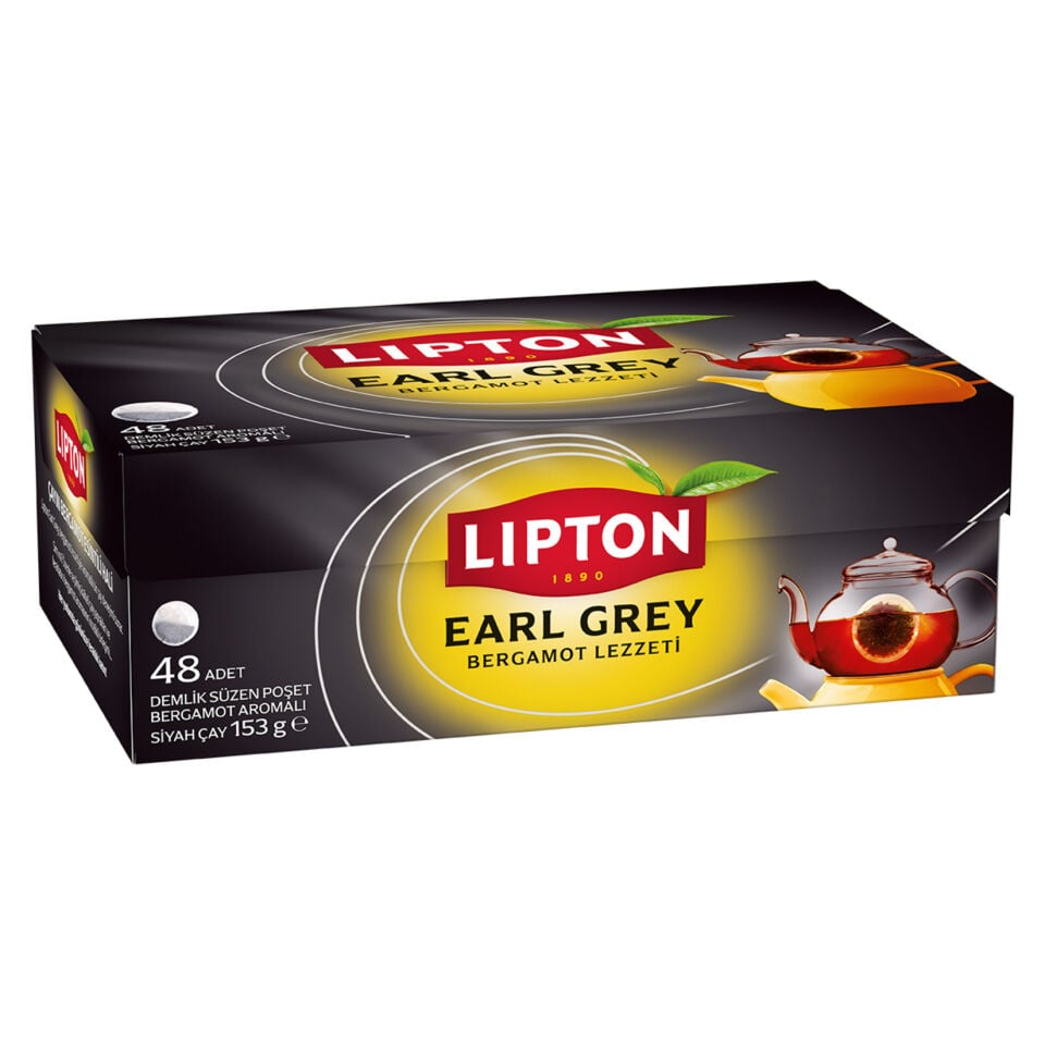 Lipton Earl Grey Demlik Poşet Çay 48'li 153 Gr