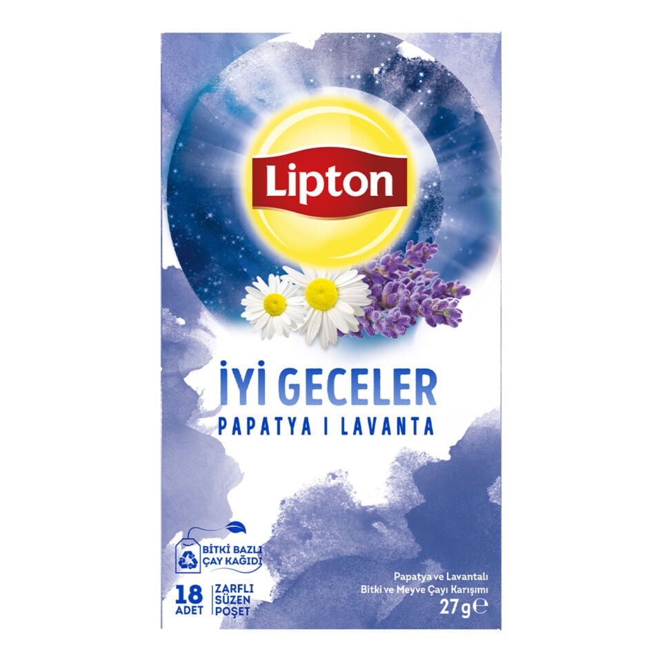 Lipton İyi Geceler Papatya Lavantalı Bitki Çayı 18'li 27 Gr