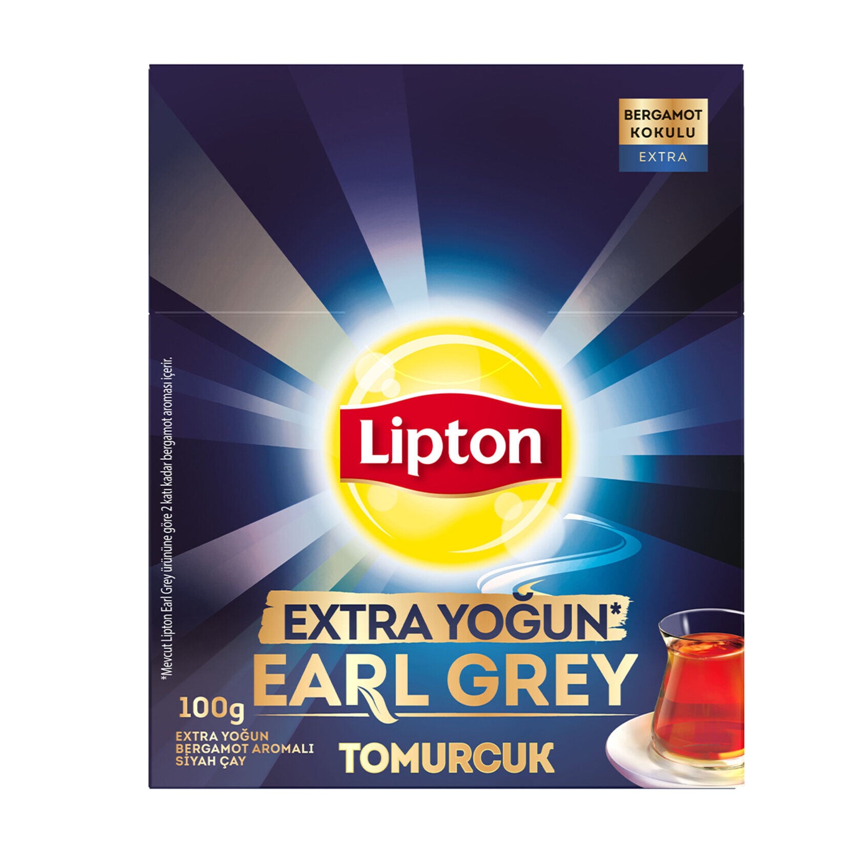Lipton Extra Yoğun Earl Grey Çay 100 Gr