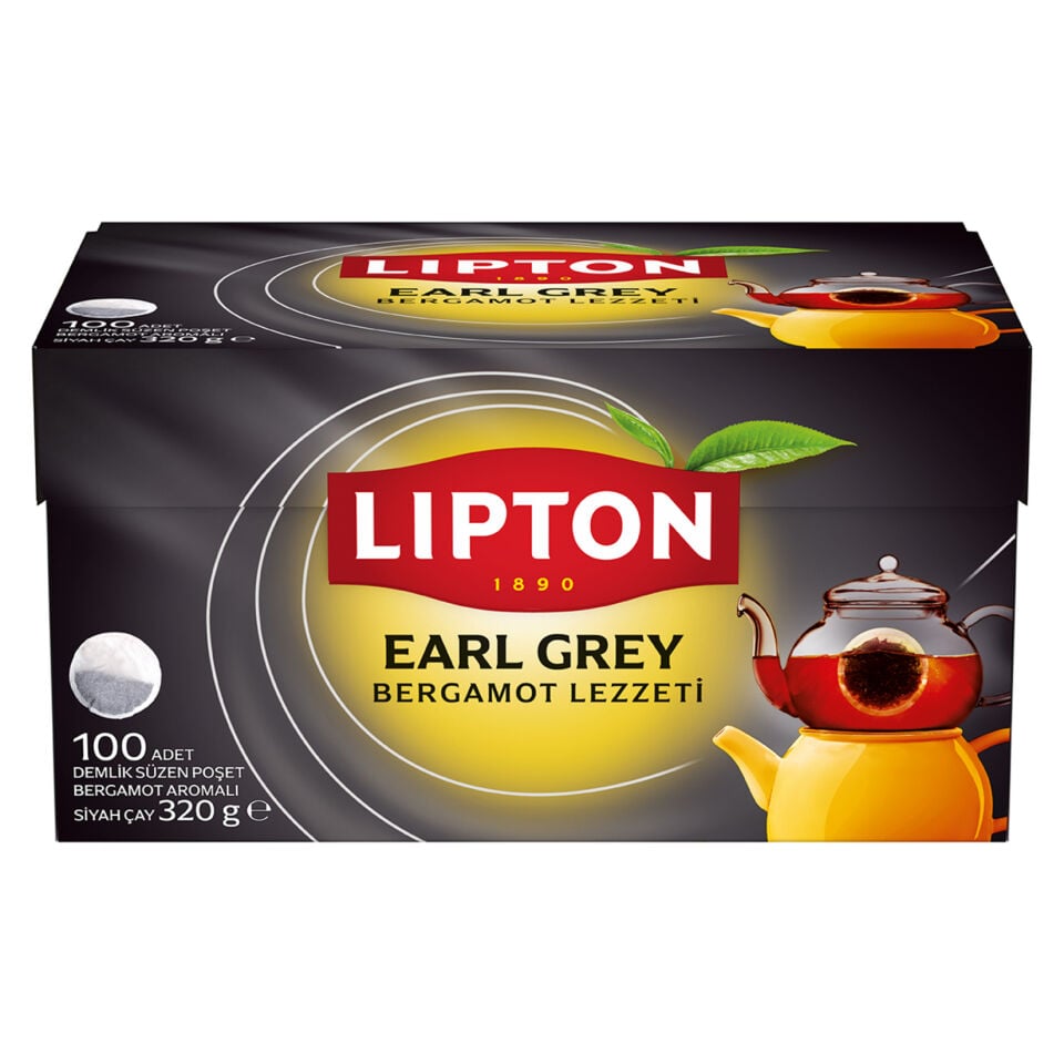 Lipton Earl Grey Demlik Poşet Çay 100'lü 320 Gr