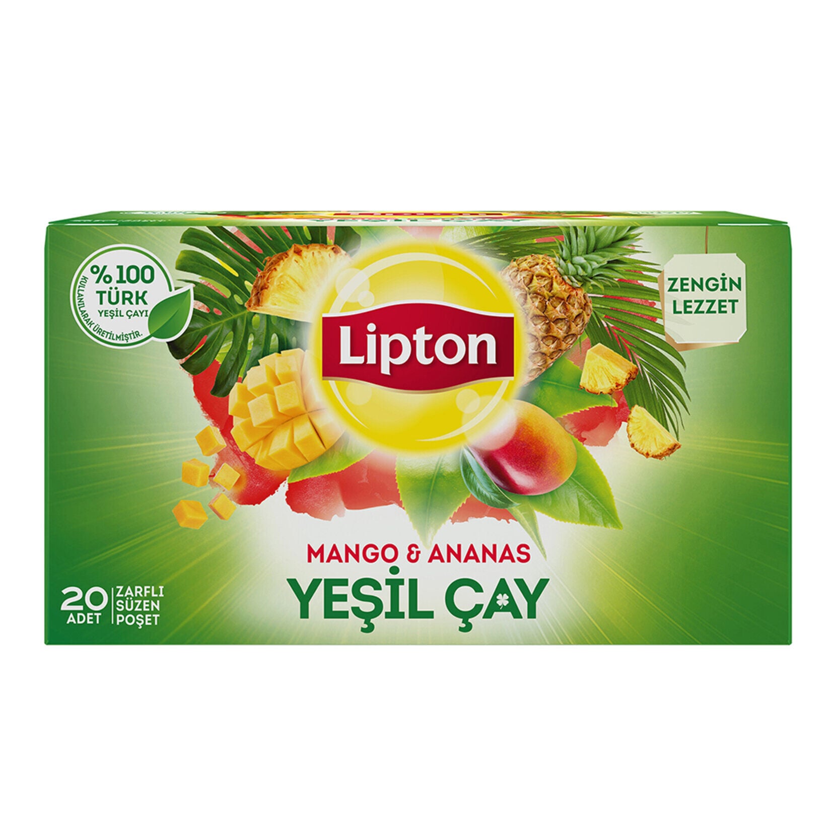 Lipton Mango Ananas Yeşil Çay 20'li 30 Gr