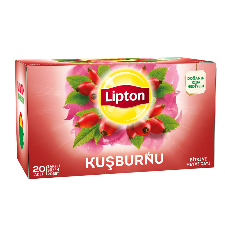 Lipton Kuşburnu Bardak Poşet Çay 20'li 50 Gr