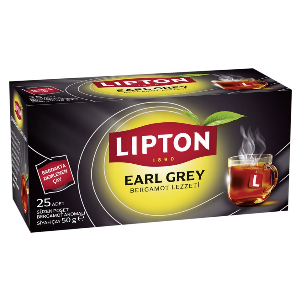 Lipton Earl Grey Bardak Poşet Çay 25'li 50 Gr