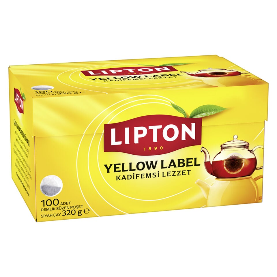 Lipton Yellow Label Demlik Poşet Çay 100'lü