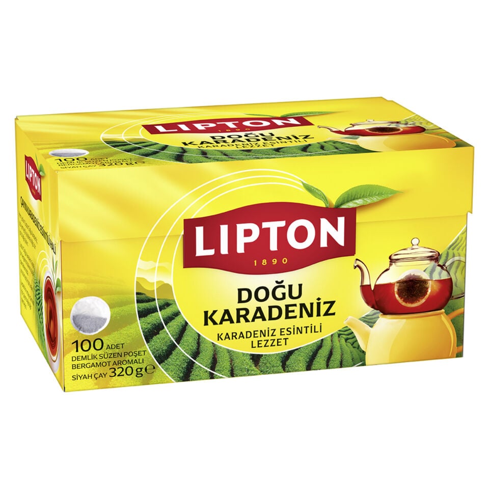 Lipton Doğu Karadeniz Demlik Poşet Çay 100'lü 320 Gr