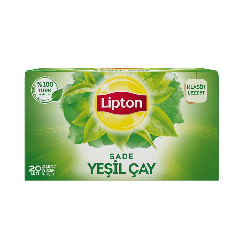 Lipton Yeşil Çay Bardak Poşet 20'li 30 Gr