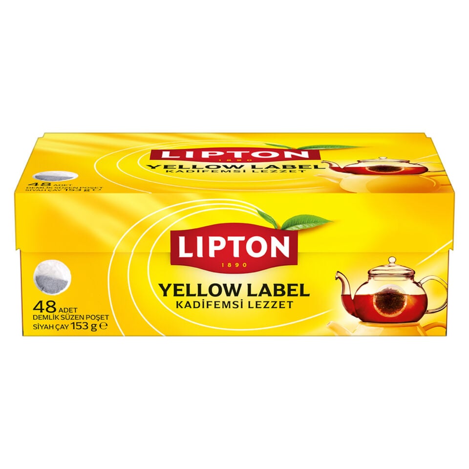 Lipton Yellow Label Demlik Poşet Çay 48'li 153 Gr