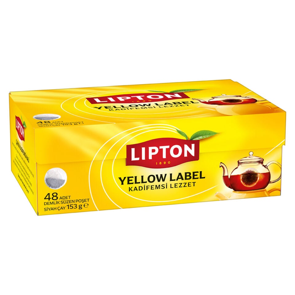 Lipton Yellow Label Demlik Poşet Çay 48'li 153 Gr